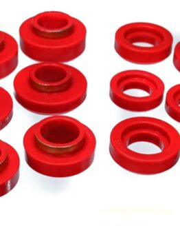 Red Body to Frame Mount Bushing Set by Energy Suspension 3.4101R