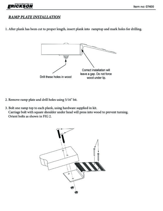 Erickson Ramp Kit 2-Pack 750 lb Capacity - Image 3