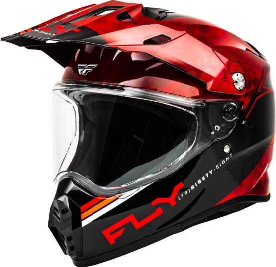 Fly Racing Trekker Kryptek Conceal Helmet Red/Black 2X-Large