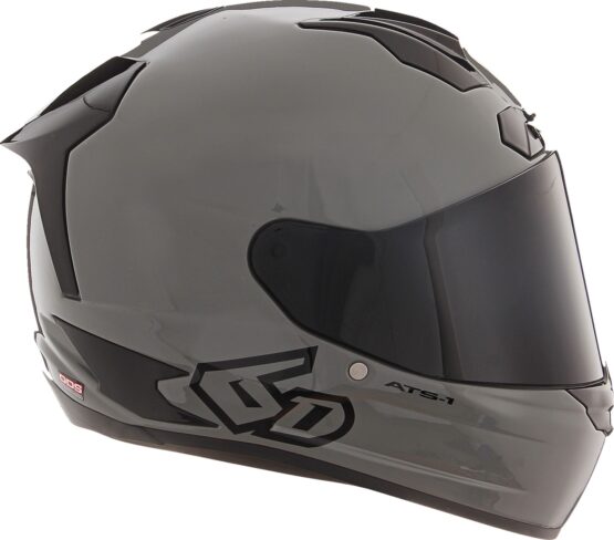 6D ATS-1R Solid Full Face Helmet XL Gloss Gray