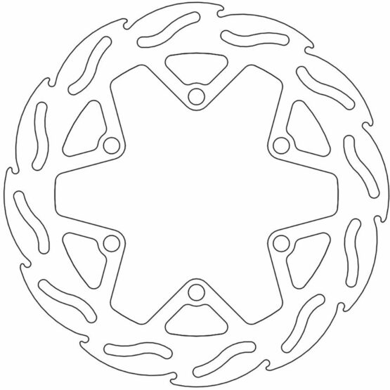 Moto-Master Flame Front Brake Rotor Kawasaki KX85/KX100/KX112 - Image 2