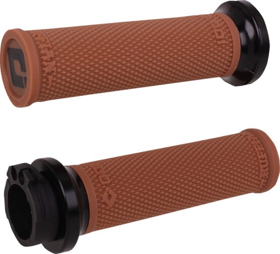 ODI Ruffian Lock-On Street Grips Gum Rubber Black 1in Harley