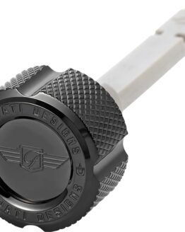 FIGURATI DESIGNS Magnetic Transmission Dipstick Knurled Black M8