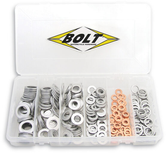 BOLT Drain Plug Washer Assortment Kit Aluminum and Copper - Image 2