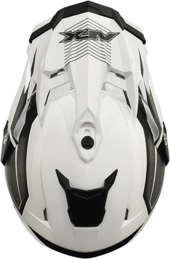 FX-41DS Range Full Face Dual-Sport Helmet Matte White X-Large - Image 3