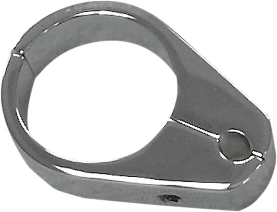 Drag Specialties Cable Clamp Chrome Single Cable 1-1/4in