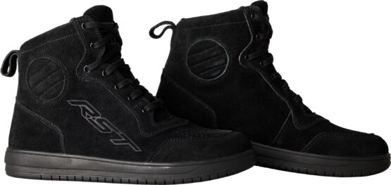 RST HiTop Moto Sneaker CE Boot Black Suede US 9