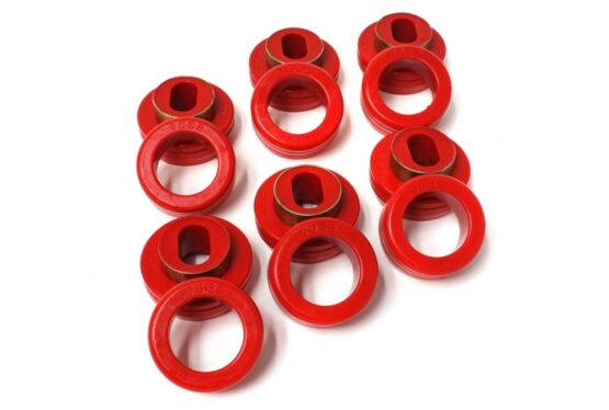 Energy Suspension Red Body Mount Set 3.4116R Fits 81-87 GM 2WD Trucks