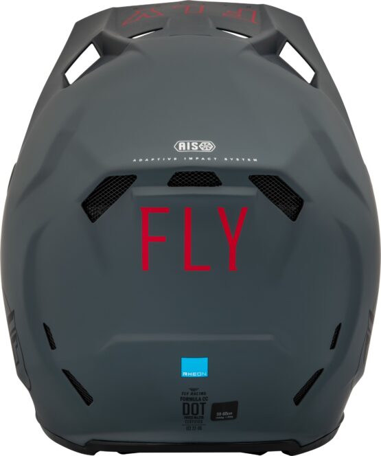 Fly Racing Formula CC Centrum Helmet Matte Grey/Black XS - Image 2