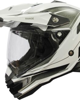 FX-41DS Range Full Face Dual-Sport Helmet Matte White Medium