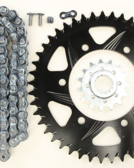 V3 Chain & Sprocket Kit Black RX Chain 520 15/45 Hardcoat Aluminum