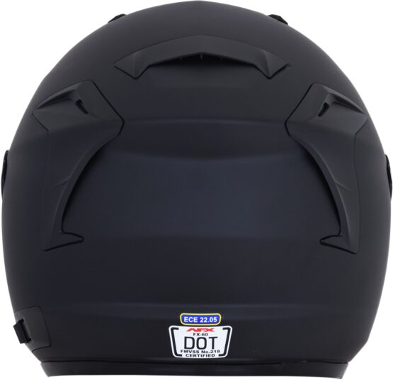 FX-60 Open Face Street Helmet Matte Black 2X-Large - Image 2