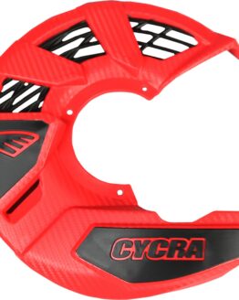 Cycra Tri-Flow Disc Cover Red For 04-24 Honda CR125R-CRF450RX
