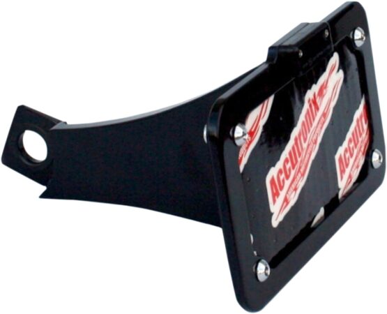 Accutronix Side Mount License Plate Frame Black For Indian Scout - Image 2