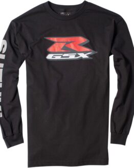 Men's Suzuki GSX-R Long Sleeve Tee Black Large by Factory Effex