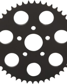 Carbon Steel 46T Drive Sprocket Gloss Black Offset 0.23"