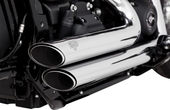 Vance & Hines PCX Shortshots Staggered Exhaust Chrome Fits 18-22 Softail