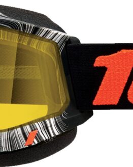 100% Accuri 2 Snow Goggle Geospace Yellow Dual Pane Lens Adult