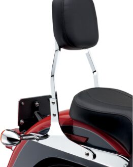 Cobra 17" Chrome Standard Sissy Bar Fits Harley-Davidson