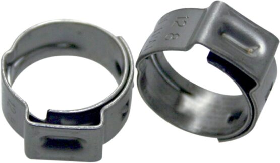 Stepless Hose Clamps For 10.3-12.8mm (0.41-0.5") OD Hoses
