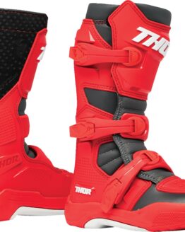 Thor Youth Blitz XR Boots - Black/Red, Size 1