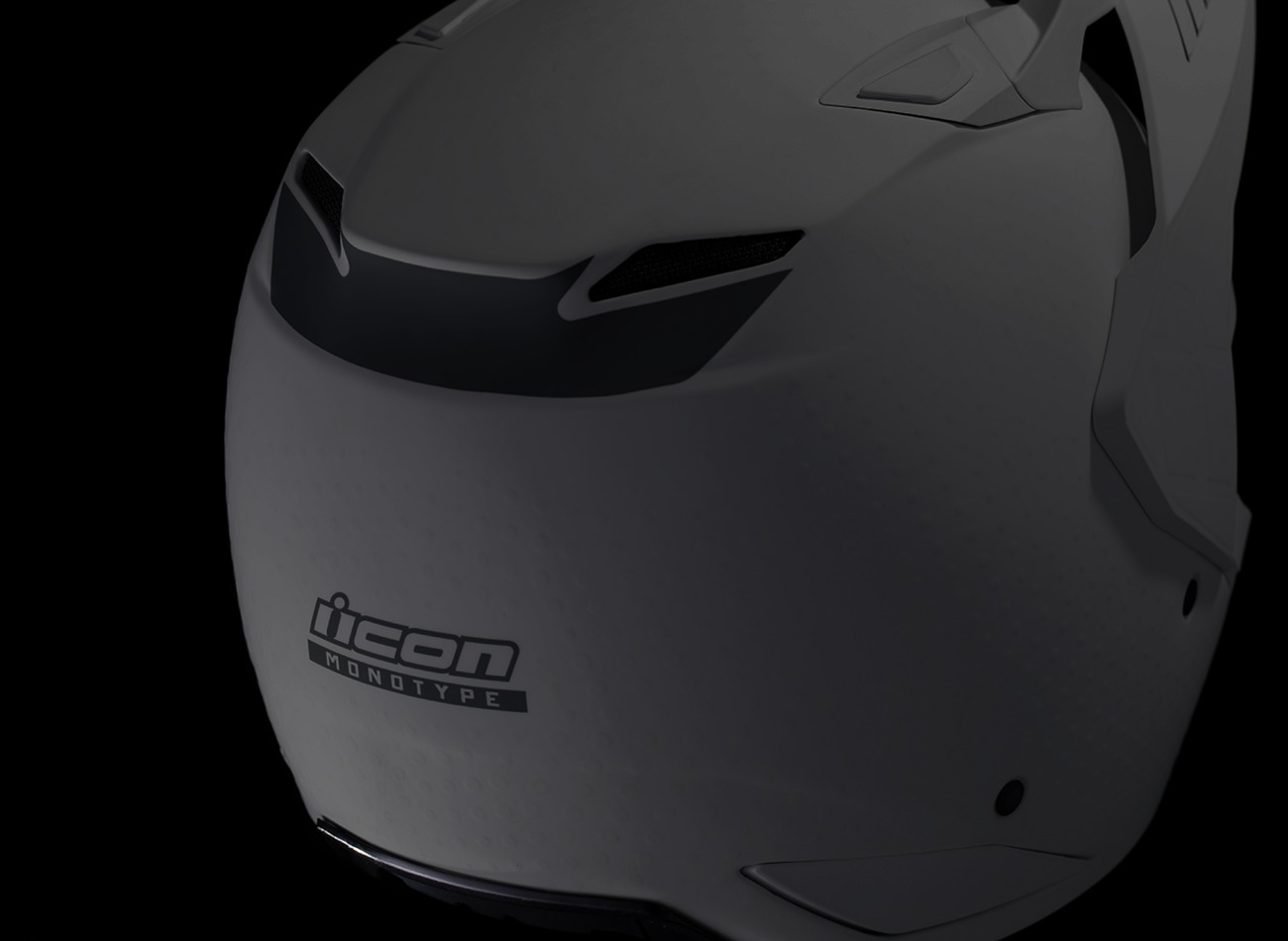 ICON Elsinore Monotype Helmet Matte Gray - Small - Image 3