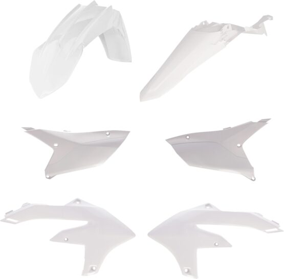 Acerbis Standard Plastic Kit White 6pc Fits 2025 Yamaha WR250F/450F