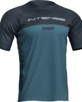 Thor Intense Assist Censis Jersey Midnight Blue/Teal/White Men's Large
