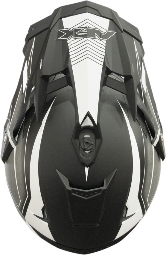 FX-41DS Range Full Face Dual-Sport Helmet Matte Black X-Large - Image 2