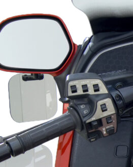 Mirror Mount Wing Deflectors - Light Smoke