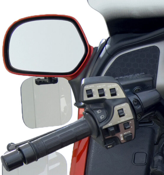 Mirror Mount Wing Deflectors - Light Smoke