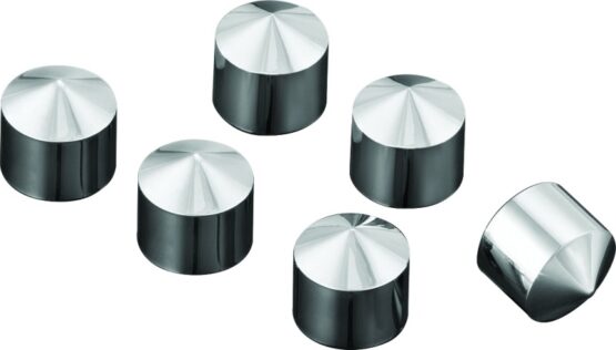 Kuryakyn Peaked Rocker Box Bolt Covers 6pc Twin Cam Milwaukee-8