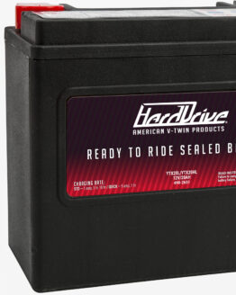 HardDrive HVT20L Factory Activated Sealed AGM Battery YTX20L/YTX20HL For Harley