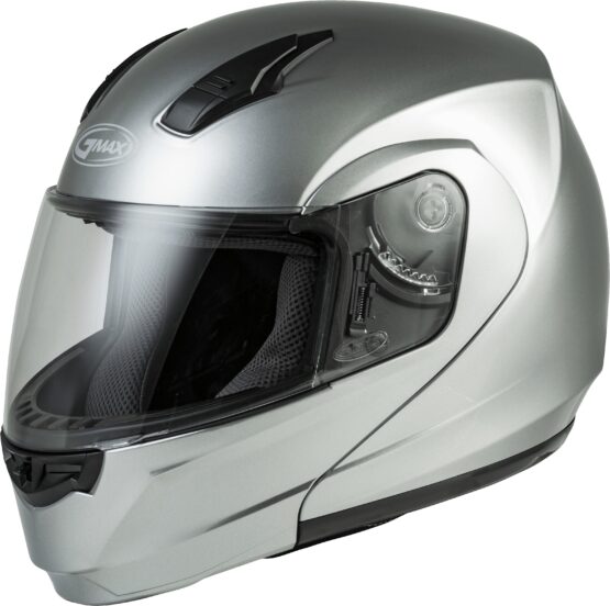 GMAX MD-04 Modular Helmet Metallic Silver XL - Image 2