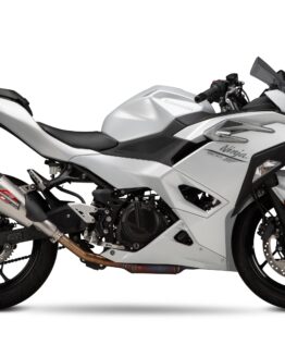 Yoshimura AT2 Slip-On Exhaust Stainless Steel For Ninja 500/400 2018-2024