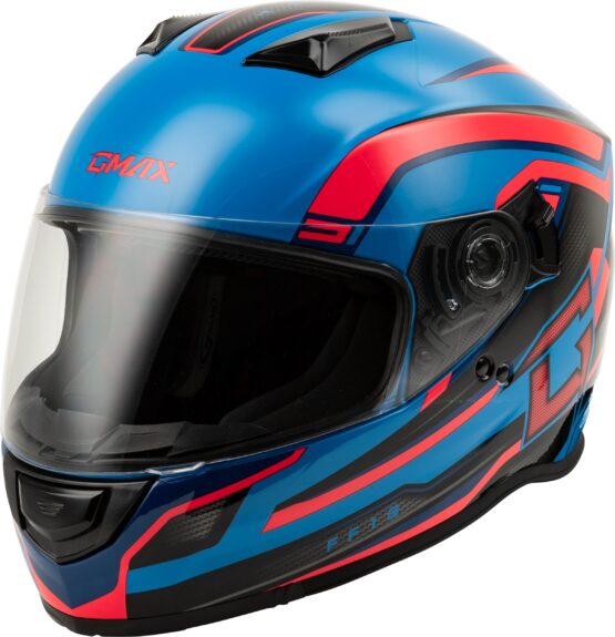 GMAX FF-18 Drift Full Face Helmet Black/Blue/Red XS