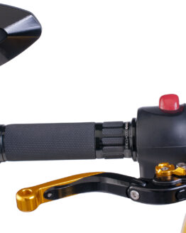 Hi-Tech Black Bar-End Mirror