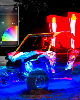 Advanced App Control LED Whip Light Kit for 4x4 Offroad UTV ATV 2x 48In 2nd Gen