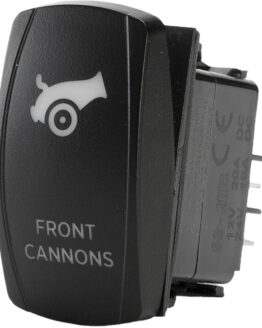 "Front Cannons" Momentary Illuminated Rocker Switch