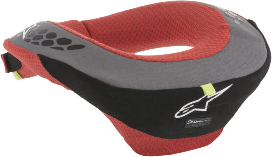Alpinestars Youth Sequence Neck Support Black/Red YL/XL - Image 2