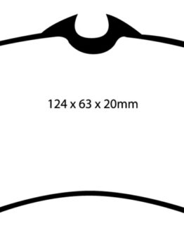 EBC Redstuff Front Brake Pads Ceramic Low Dust Fits 00-11 Chrysler PT Cruiser