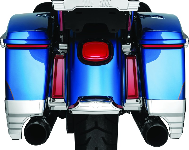 Tracer L.E.D. Inserts For Saddlebag Supports Chrome - Image 3