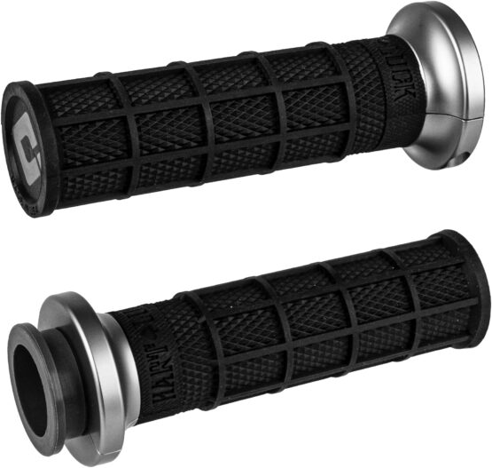 ODI Hart-Luck V-Twin Lock-On Grips Black Graphite For Indian - Image 2