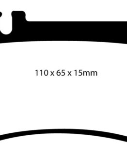 EBC Yellowstuff Rear Brake Pads DP41490R Fits 03-06 Mercedes CL55 AMG 5.4 SC