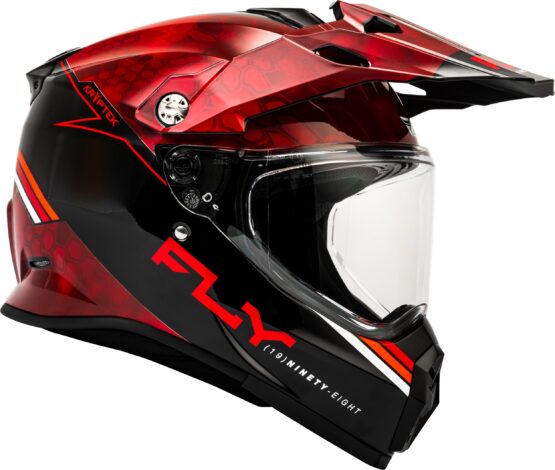 Fly Racing Trekker Kryptek Conceal Helmet Red/Black 2X-Large - Image 2