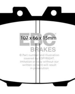 EBC Yellowstuff Front Brake Pads Semi-Metallic DP4380R Fits 84-88 4Runner 2.4