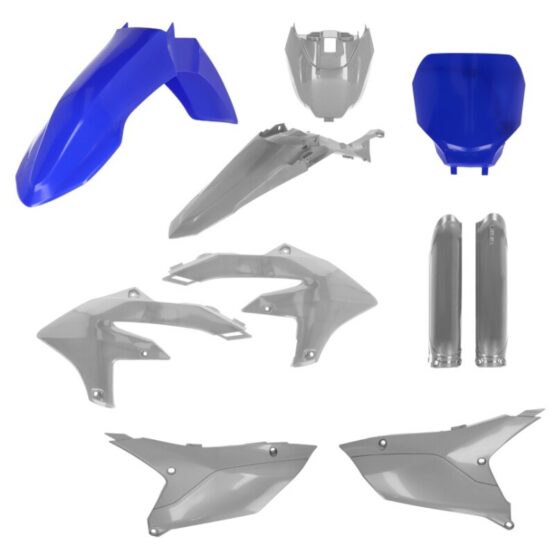 Acerbis Full Plastic Kit Gray/Black Fits 2024 Yamaha YZ250F YZ450F/FX