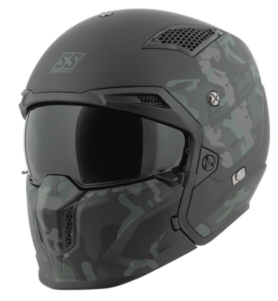Speed and Strength SS2400 Call 2 Arms Helmet Black/Camouflage Large