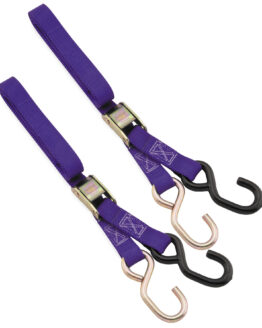 Standard Tie Downs - Pair - 1" x 72" Purple
