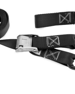 Integrated Tie Downs - Pair - 1-1/2" x 84" Integrate Soft Hook - Black